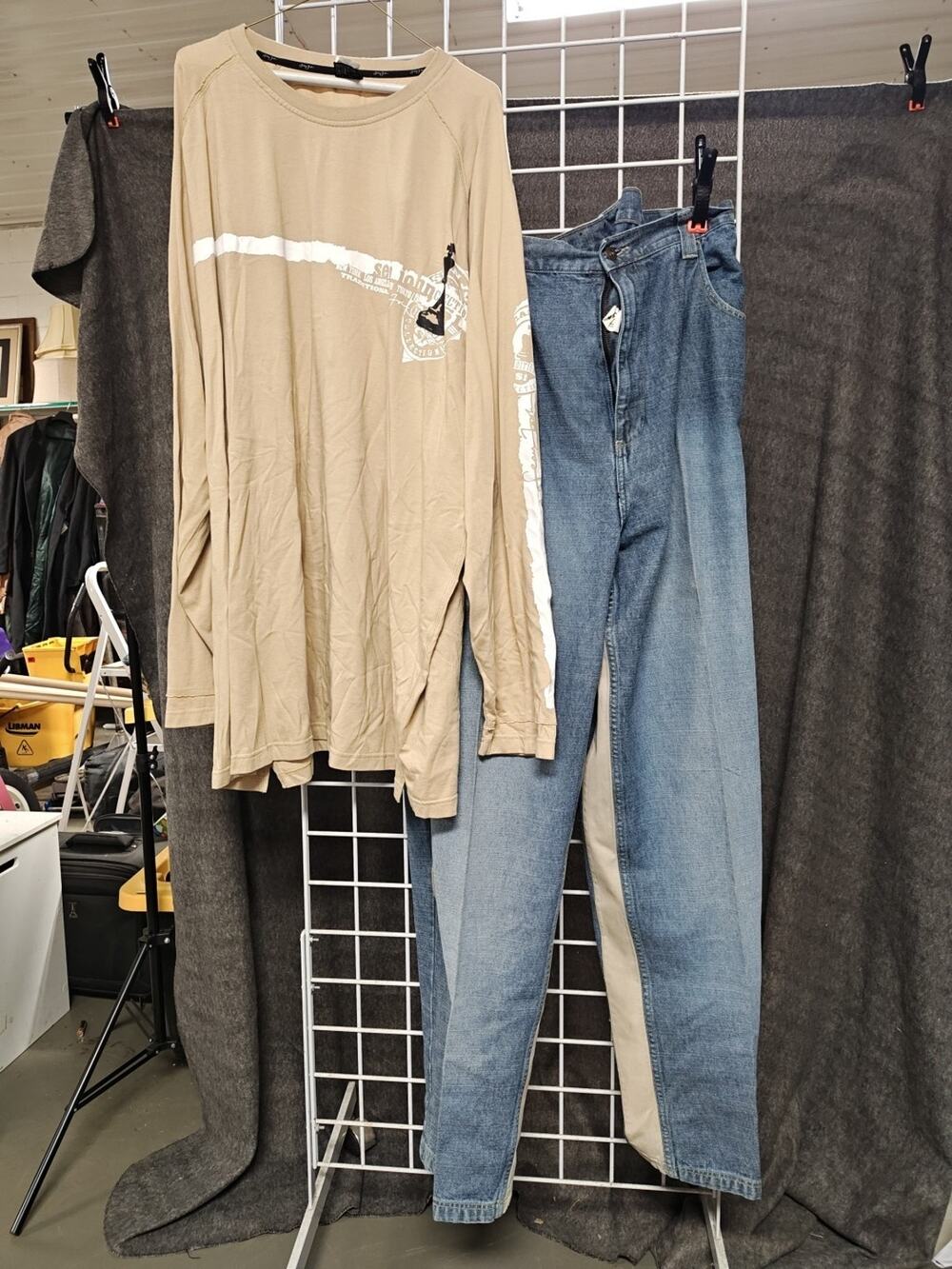 Sean Jean Big & Tall 4XLT Shirt And 44T Jeans Set